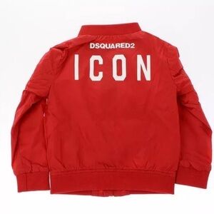 DSQUARED2 KIDS
ICON NYLON BOMBER WITH ZIP CLOSURE Sz 6Y NWOT